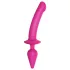 Strap-on-me Switch Semi-Realistic XXL - gode 2-en-1 (rose)