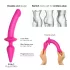 Strap-on-me Switch Semi-Realistic XXL - gode 2-en-1 (rose)