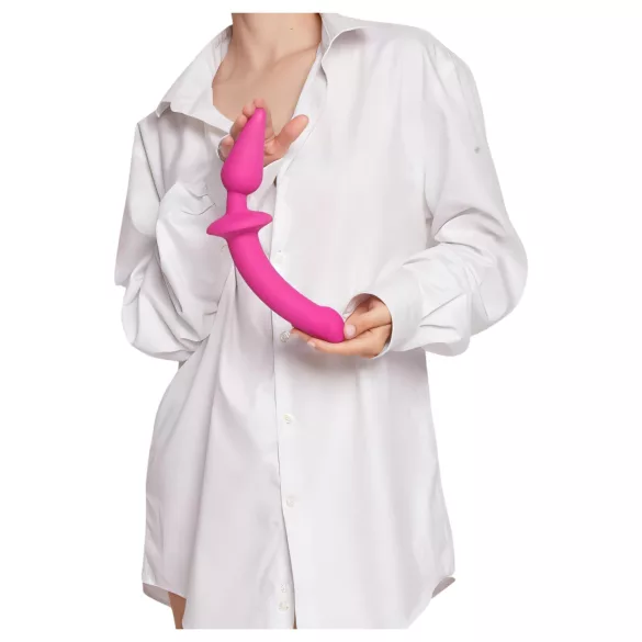 Strap-on-me Switch Semi-Realistic XXL - gode 2-en-1 (rose)
