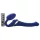 Strap-on-me S - vibromasseur à vagues d’air à harnais - (bleu)