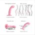 Strap-on-me M - Vibromasseur point G étanche et vibrant (rose)
