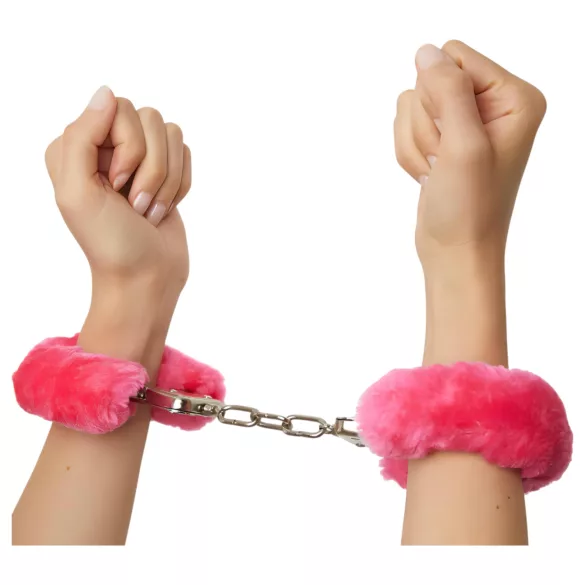Love to Love Attach me - menottes en peluche (rose)