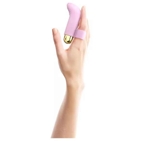 Love to Love - mini vibromasseur doigt rechargeable - silicone rose