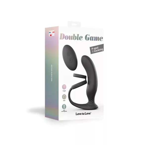 Love to Love - anneau vibrateur prostate (noir)