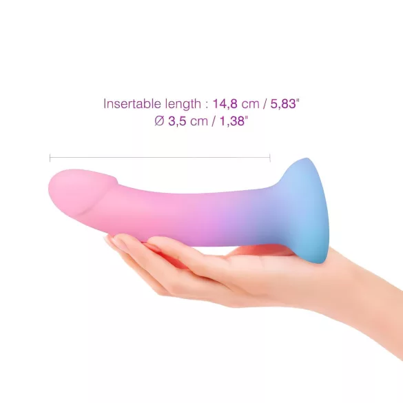 Dildolls Utopia - godemichet ventouse - silicone coloré