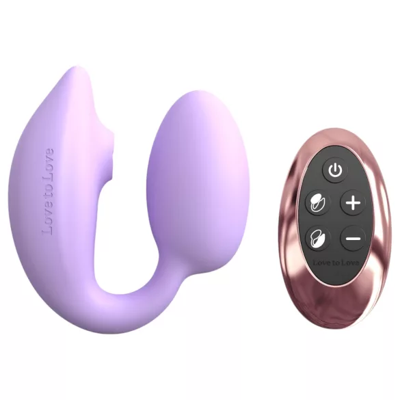 Love to Love Wonderlover - Vibromasseur point G et clitoris (violet)