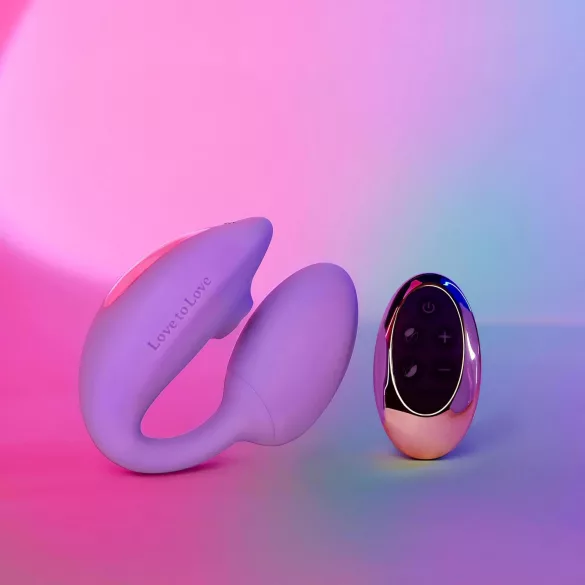 Love to Love Wonderlover - Vibromasseur point G et clitoris (violet)