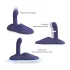 Love to Love GoFast - vibromasseur va-et-vient et stimulateur clitoridien avec ventouse (bleu)