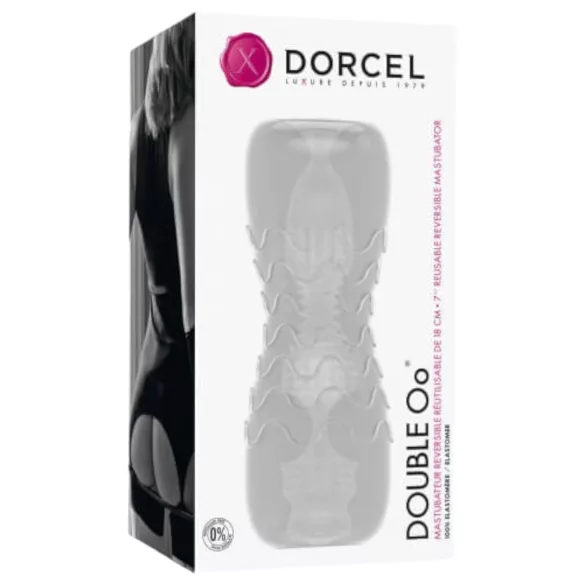Dorcel - masturbateur homme - double stimulation - transparent