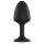 Plug anal Geisha Diamant M noir avec pierre blanche