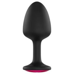 Dorcel - Plug anal Geisha - pierre rose - noir - taille M