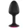 Dorcel - Plug anal Geisha - pierre rose - noir - taille M