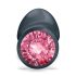 Plug Anal Dorcel Geisha Ruby L - Noir avec Pierre Rose