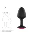 Dorcel Geisha Plug Ruby L - Plug anal noir avec pierre rose