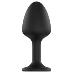   Dorcel Geisha Plug Diamond XL - plug anal noir avec pierre blanche