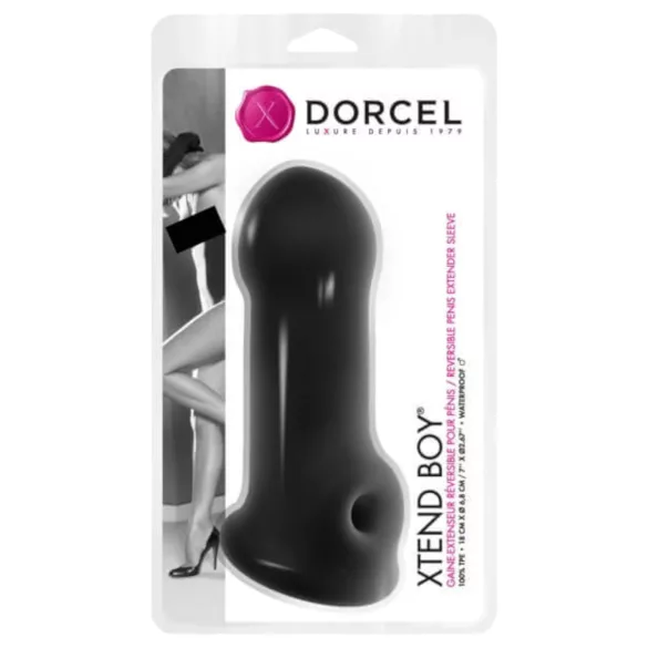 Dorcel Xtend Boy - gaine pénis silicone noir