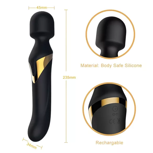 Dorcel - Vibrateur double stimulation 2-en-1 - Rechargeable - Noir