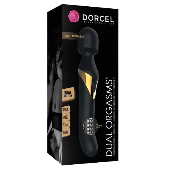 Dorcel - Vibrateur double stimulation 2-en-1 - Rechargeable - Noir