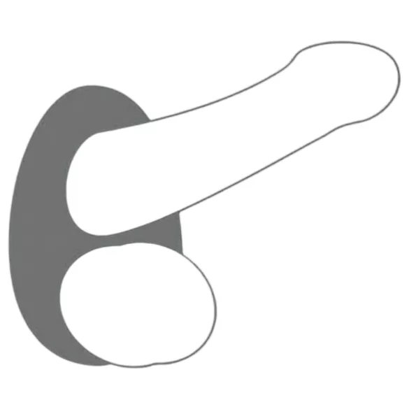 Dorcel - Anneau pénis liquide soft - forme goutte - silicone gris