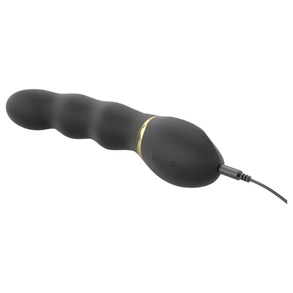 Dorcel Too Much 2.0 - vibromasseur rechargeable 3 moteurs - noir doré