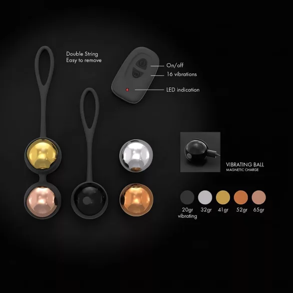Boules de geisha Dorcel Training Balls - ensemble modulable avec télécommande
