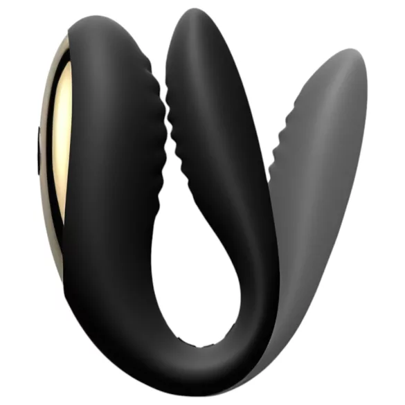 Dorcel - Vibromasseur couple télécommandé rechargeable - silicone noir