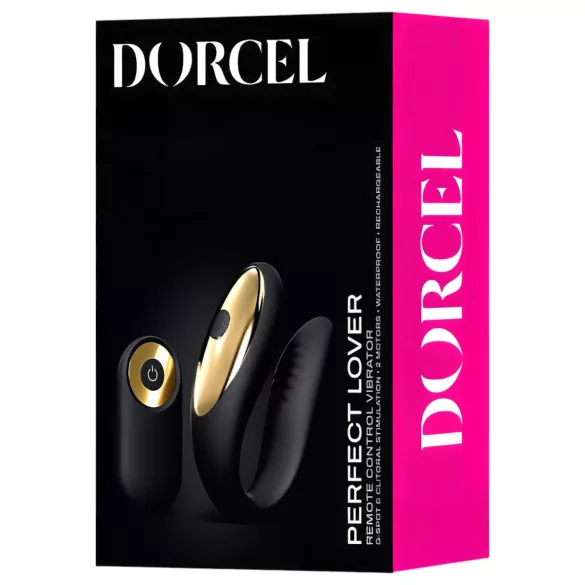 Dorcel - Vibromasseur couple télécommandé rechargeable - silicone noir