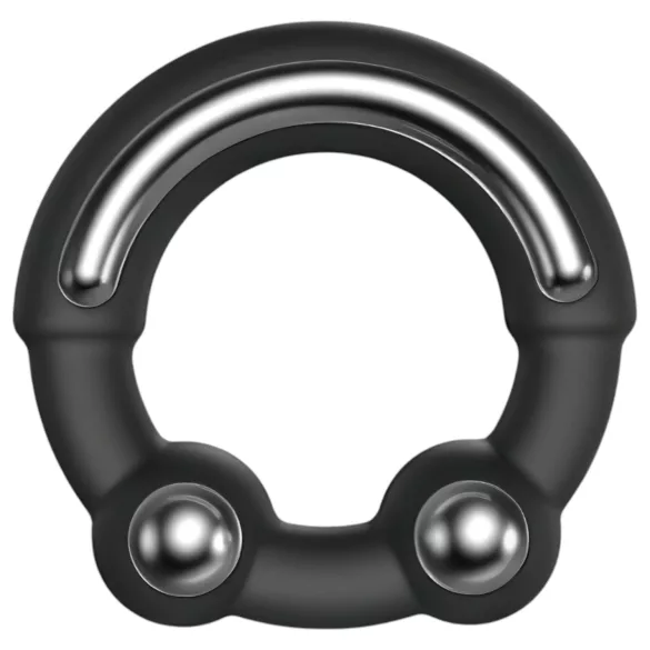 Dorcel - anneau pénien renforcé avec insert métal - silicone noir