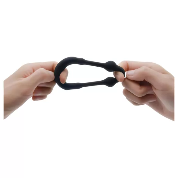 Dorcel - anneau pénien renforcé avec insert métal - silicone noir
