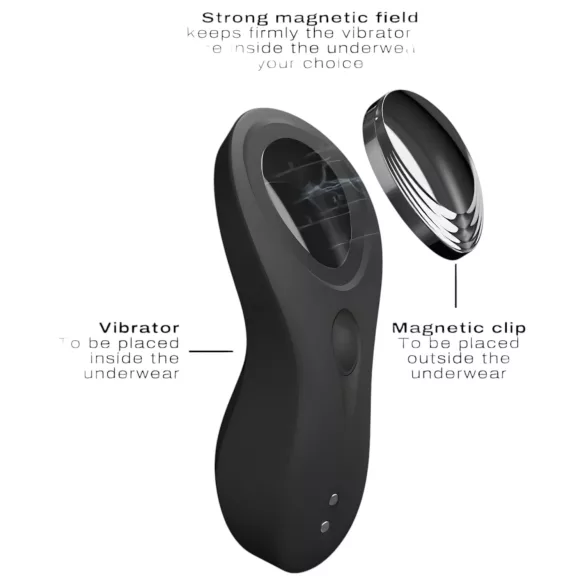 Dorcel Discreet Vibe + - vibromasseur clitoridien sans fil (noir)