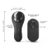 Dorcel Discreet Vibe + - vibromasseur clitoridien sans fil (noir)