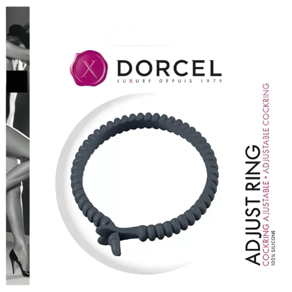 Dorcel - cockring ajustable - silicone gris