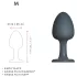 Dorcel Geisha Plug M - plug anal à billes (noir)