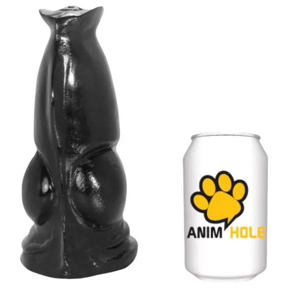 AnimHole Wolf - gode pénis canin réaliste - silicone noir - 21cm
