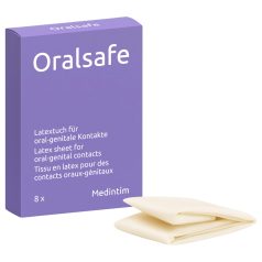 Oralsafe - carré de protection buccale - lot de 8