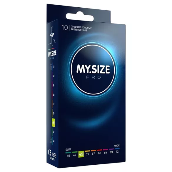 My.Size PRO - préservatifs sur mesure - 49 mm (boîte de 10)