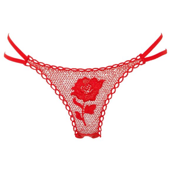 Panty Rose - tanga cachée - rouge (S-L)