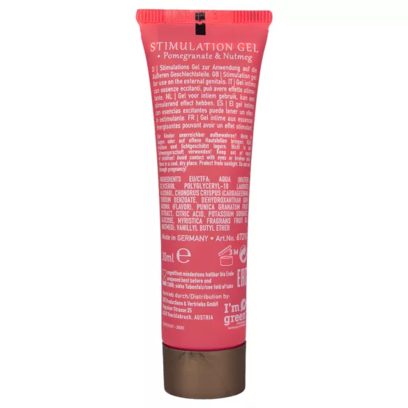 HOT Shiatsu - crème stimulante femme - grenade - 30ml