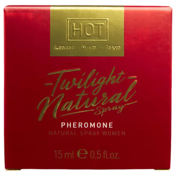 HOT Twilight Natural - parfum phéromones femme - sans parfum - 15ml