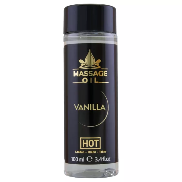 HOT - huile de massage nourrissante - vanille - 100ml