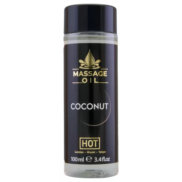 HOT - huile de massage hydratante - noix de coco - 100ml