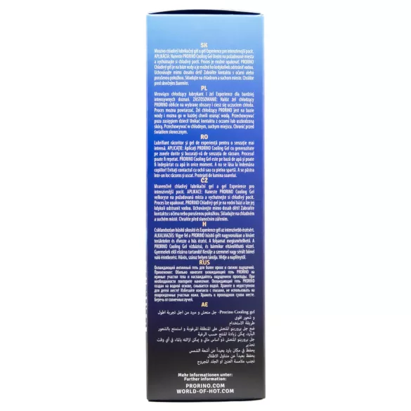 HOT Prorino - crème intime effet rafraîchissant homme - 100ml