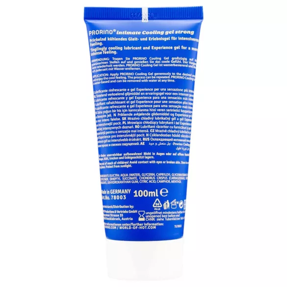 HOT Prorino - crème intime effet rafraîchissant homme - 100ml