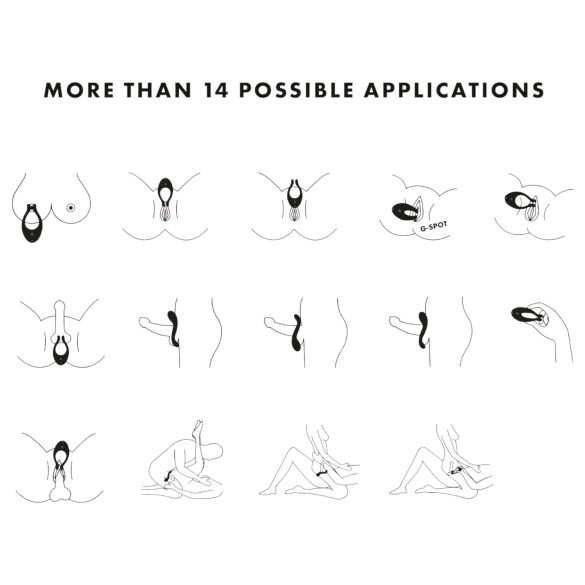 Satisfyer - vibromasseur couple rechargeable - rose