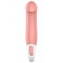 Satisfyer Master - vibromasseur étanche, rechargeable (naturel)
