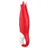 Satisfyer Power Flower - vibromasseur rechargeable étanche - silicone rouge
