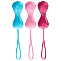   Satisfyer - Boules de geisha mobiles - Set de 3 boules de Kegel