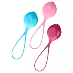   Satisfyer - Boules de geisha - set de 3 boules - renforcement pelvien