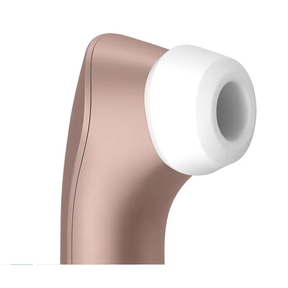 Satisfyer Pro 2+ - stimulateur clitoridien vibrant rechargeable - marron