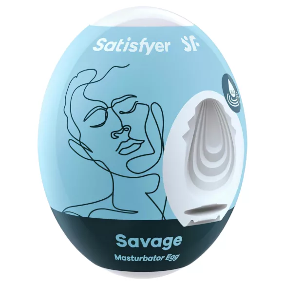 Satisfyer Egg Savage - masturbateur œuf pour homme - 1 pièce